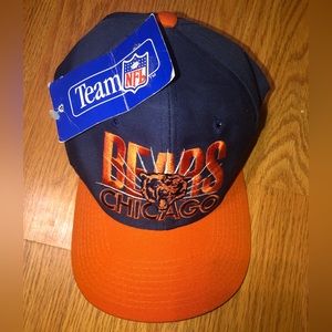 VINTAGE Chicago Bears Snap Back Hat NFL Team